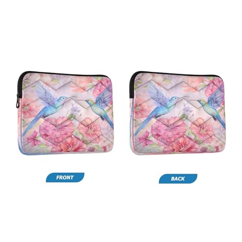 Funda para laptop con flores y colibríes para 13-14 pulg miniatura 2