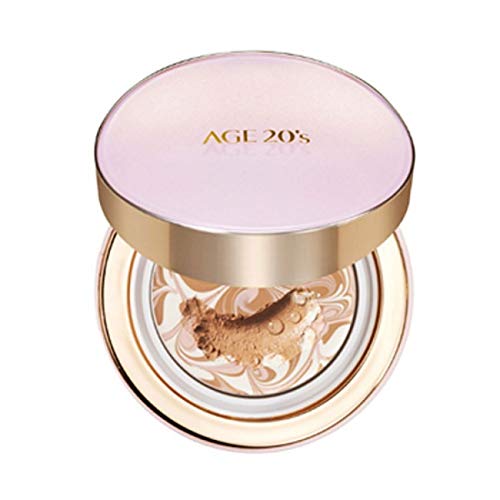 AGE20s Signature Essence Cover Pact Moisture plus Refill #21 Light Beige, 10 g (Pack of 1)