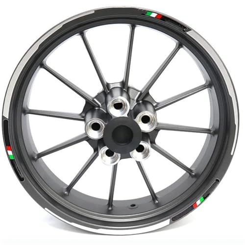 Felgenmodifikation Für Benelli Für TNT BN 300 600 302 Für TRK502 521 Motorrad-Radaufkleber Reflektierender Streifen(Style 1)