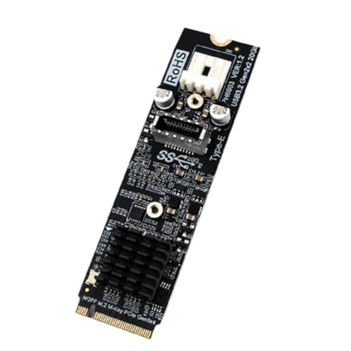 Tarjeta M.2 NVMe a Tipo E que soluciona la falta de puertos Tipo C frontales