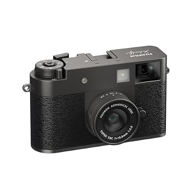 Fujifilm X Half Premium Compact Digital Camera (Basic Bundle, Charcoal Silver)