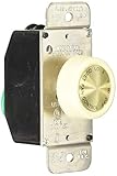 Legrand Pass & Seymour 94004I 1.5A 4-Speed Rotary Fan Control, Single Pole, De-Hummer, Ivory (1 Count)