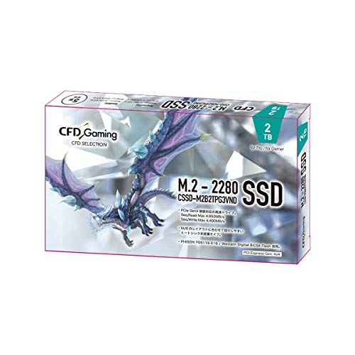 Amazon | CFD販売 PG3VNDシリーズ 2TB (読取り最大 4,950MB/秒) M.2