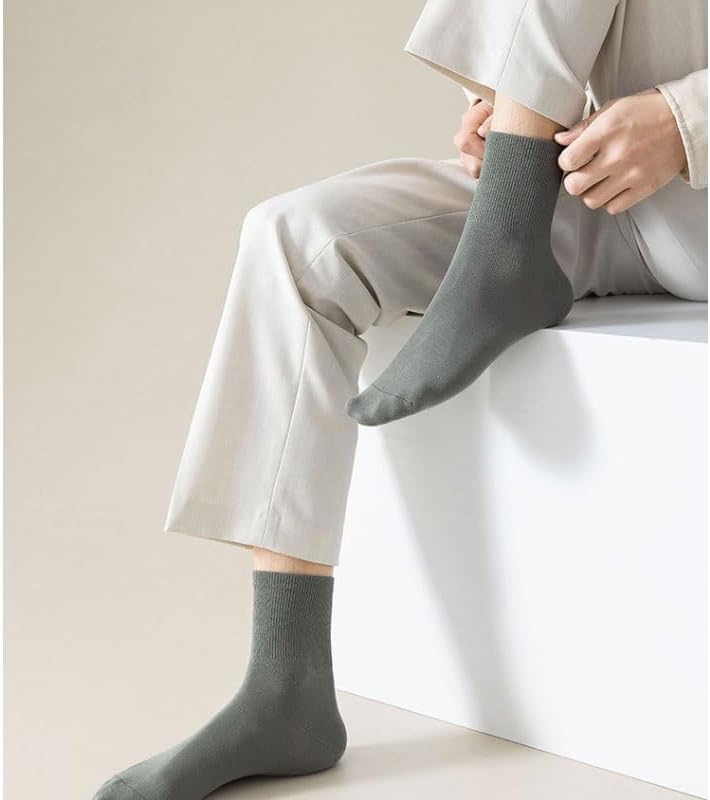 Men's Spring Autumn Seasonal Styles Socks Mid-tube Cotton Sockss Versatile Socksing