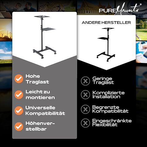 Table de projection inclinable et réglable PureMounts PM-PCART-10 noire - 5