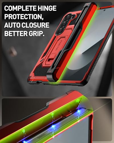 Funda Galaxy Z Fold 6 carcasa resistente con protector de pantalla 4