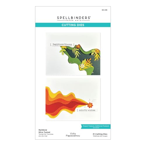Matrice tranche arc-en-ciel Spellbinders S6-236 pour carterie créative