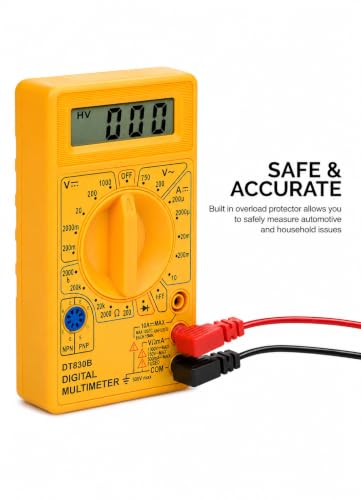 BKD DT830D Digital Multimeter with Test Leads - Image 4
