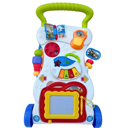 Andador Educativo Didático Musical Kidino Ginasio Andador para Bebê Andador Centro de Atividades Par