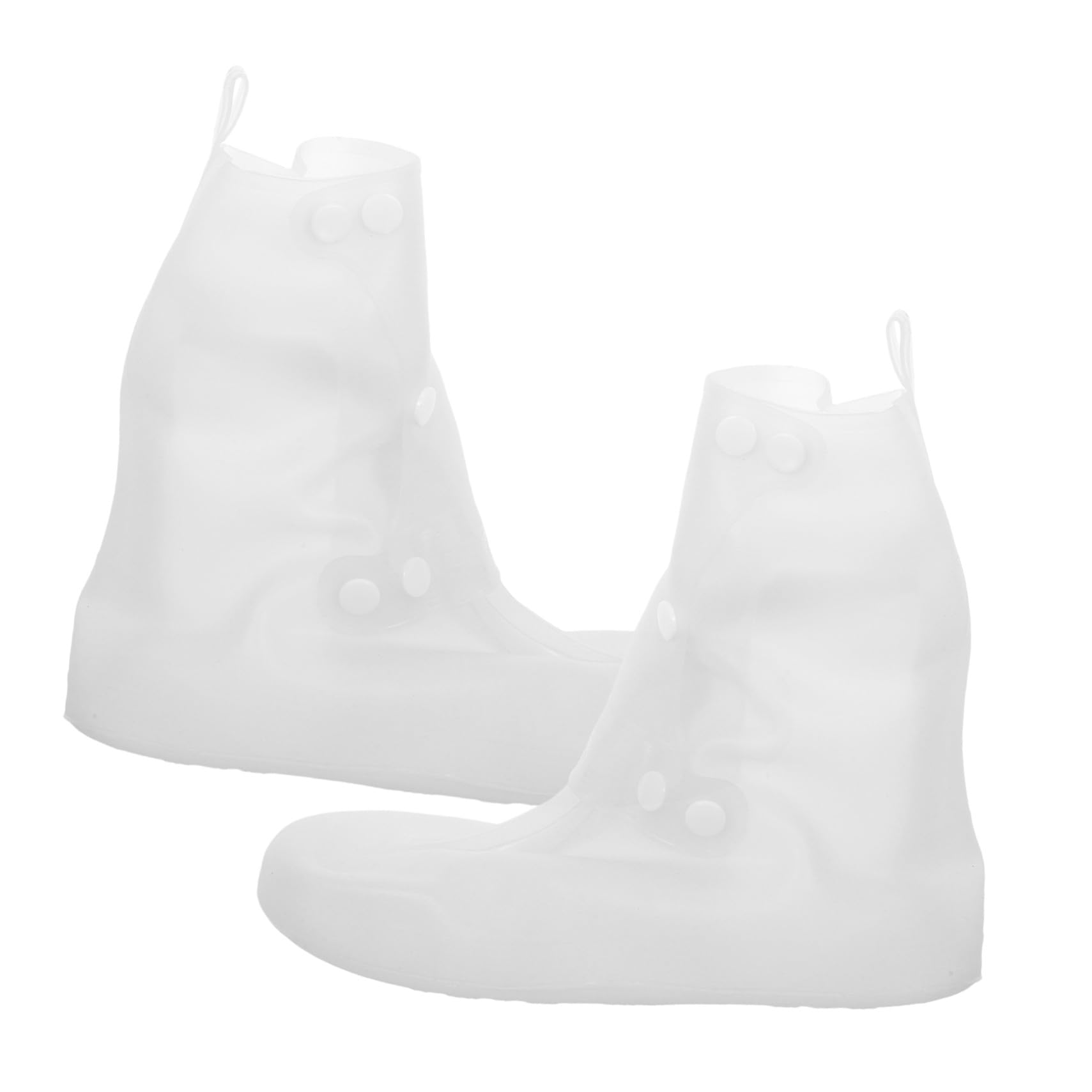 Healeved 2 Pares Fundas Impermeables para Zapatos de Lluvia Reutilizables Antideslizantes para Adultos Cubrezapatos Resistentes y Plegables para Ciclismo Pesca y Viajes Talla