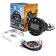 Liwogi Boot Radio Wasserdicht MP3 Player Marine Stereo-Empfänger mit AM/FM Radio für Boote, Yachten Marineboote