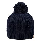 Innenfutter: 100% Polyester GIESSWEIN Beanie Tremmelberg - Damen Mütze aus Alpaka- & Merinowolle, Warm gefütterte Bommelmütze, Frauen Strickmütze