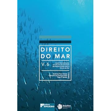 Capa do livro Direito do Mar: o Papel das Instituições nos 40 Anos da Convenção das Nações Unidas Sobre o Direito do Mar (Volume 6)