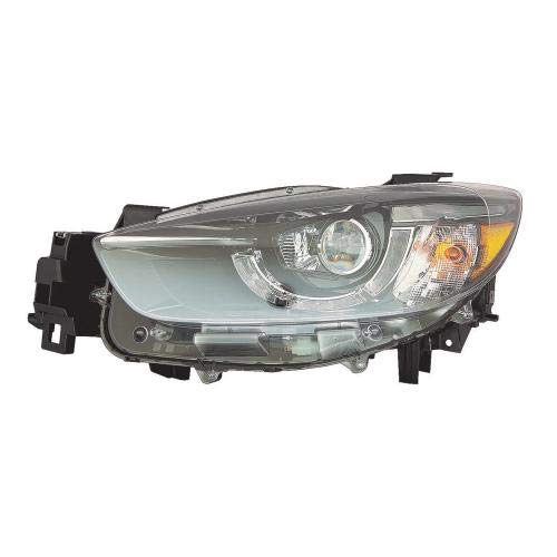 Go-Parts - Left (Driver) Headlight Assembly for 2016 Mazda CX-5 LED Composite, KA0G51041J, Replacement KA0G-51-041J