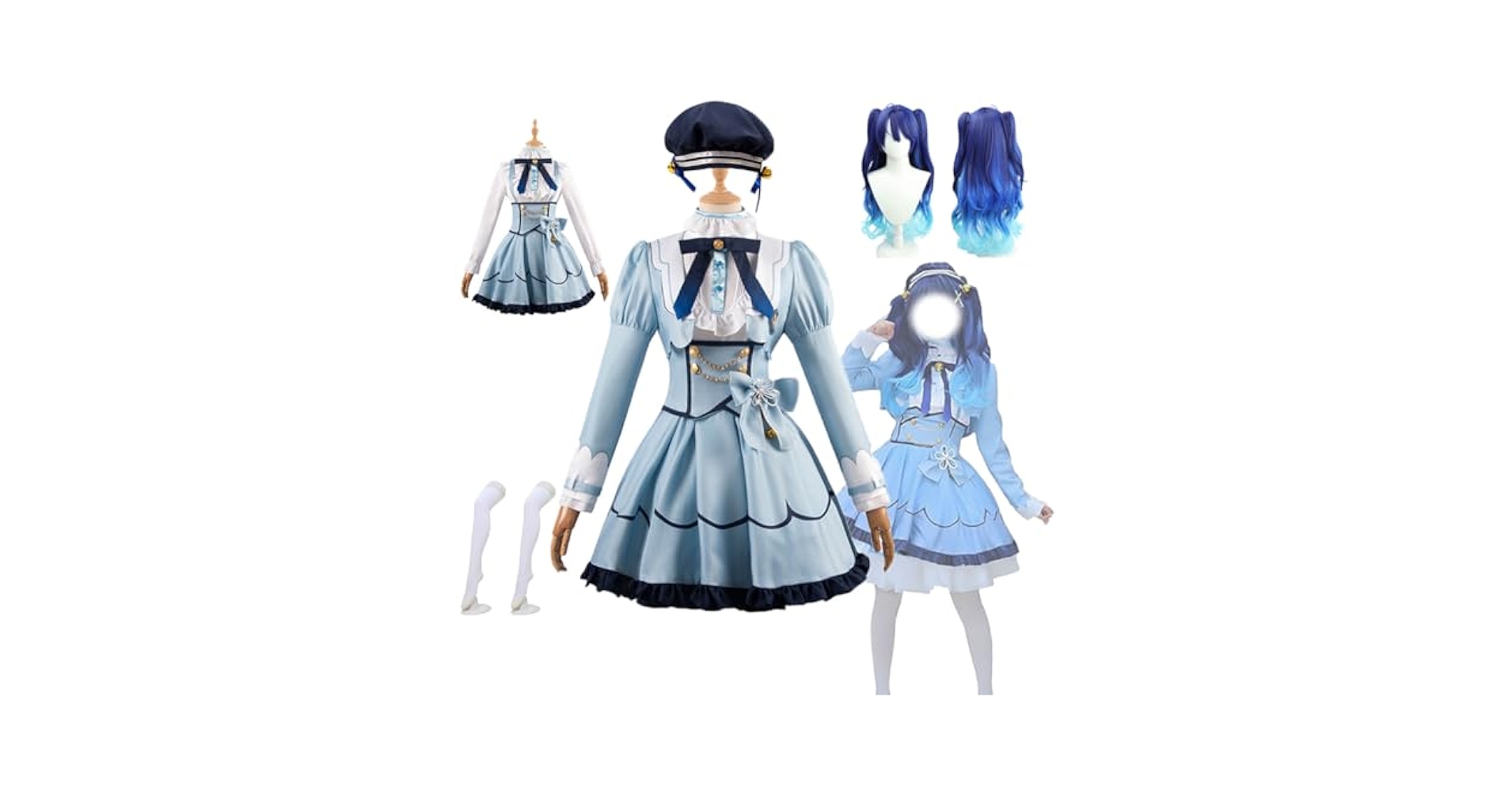 Amazon.co.jp: LUCKYCOS 天宮こころ コスプレ衣装 あまみや
