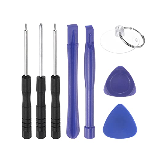 HARFINGTON 8pcs Electronics Repair Kit Mini Screwdriver Set Opening Pry Tool for Phone Watch Eyeglasses Laptop Repair