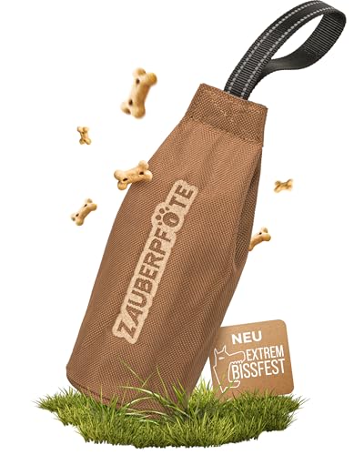 ZAUBERPFOTE Futterbeutel 'Joy' - Mit wasserfestem YKK® Reißverschluss - Apportierbeutel für Hundetraining - Ideal für Leckerlies – Praktische & robuste Leckerlitasche für Hunde