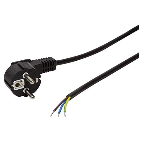 Cable de conexión Faconet 90° Schuko CEE 7/7 Cover