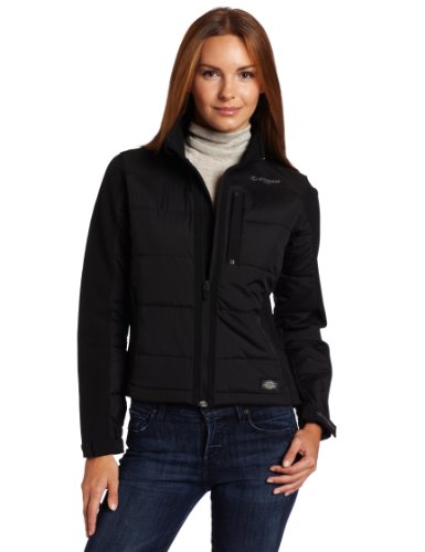 Dickies Women's Channel Quilted Jacket, Black, Large