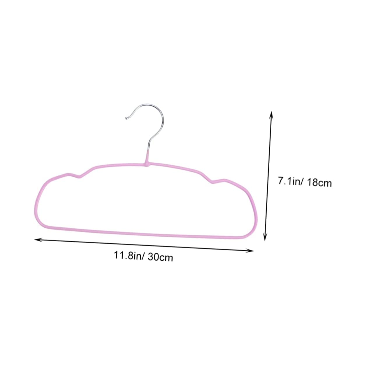 SOLUSTRE 10Pcs Plastic Clothes Hanger Closet Organizer for Clothing for Indoor and Outdoor Use for Boys