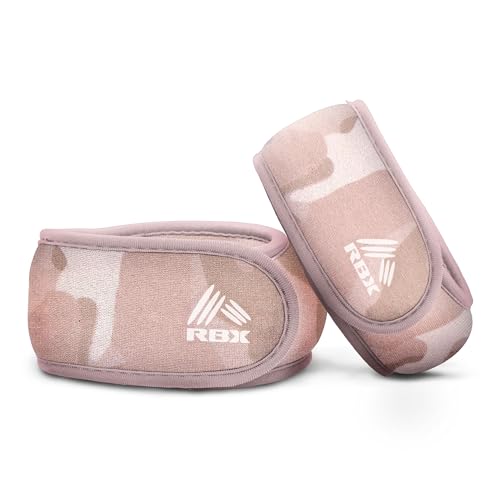 Image of RBX Wrist & Ankle Weights Set (2LB Pair /1LB Each), Adjustable Comfort Fit for Training & Toning