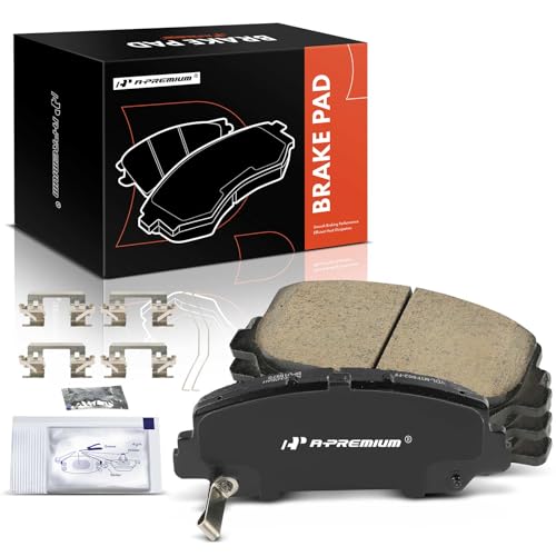 A-Premium Front Ceramic Disc Brake Pads Set Compatible with Honda ...