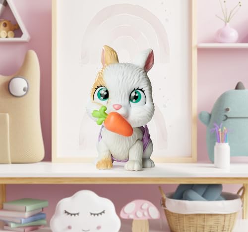 Simba 105953052 – Pamper Petz Hase, mit Trink- und Nässfunktion, Spielzeughase für Kinder ab 3 Jahren, Häschen zum Spielen, mit Überraschung und magischer Pfote