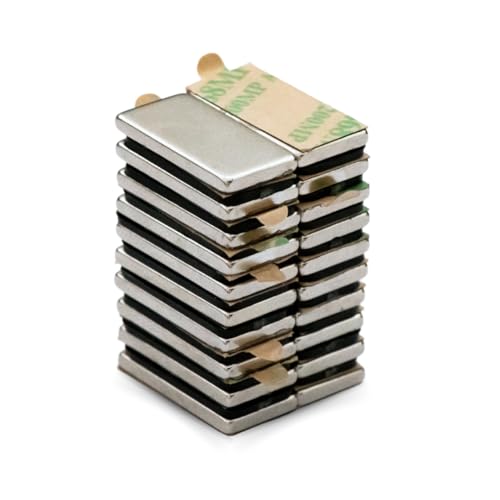 Magneti Al Neodimio ITALFIT 20pz - 20x1,5mm, Adesivi, Forza 1,80kg, Per Casa E Ufficio - Foto 2