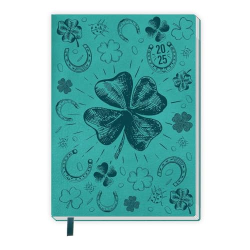 Trötsch Taschenkalender A7 Soft Touch Glück 2025: Soft Touch Terminkalender