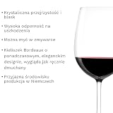 Stölzle Lausitz Kieliszek do czerwonego wina Bordeaux, 660 ml, zestaw 6 kieliszków, przezroczyste, do czerwonego wina, odporne na pękanie, nadające się do mycia w zmywarce
