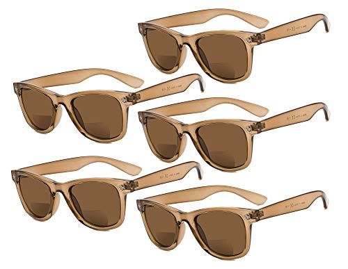 Eyekepper Classic Bifocal Sunglasses for Women 5 Pack