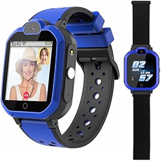 4G GPS Kinder Smartwatch Telefon, Handy Uhr für Kind mit Anti-Verlorener GPS WiFi LBS Ortung Tracker, Videoanruf, Rufen, SOS, Voice Chat, MP3, Pedometer, APP Verwaltung für Mädchen oder Jungen