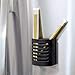 iDesign Forma Magnetic Metal Modern Pen and Pencil Holder, Writing Utensil Storage Organizer for Kitchen, Locker, Home, or Office, 3.25