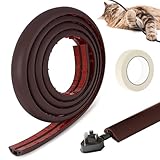 Nokitobu 配線カバー モール フロアコードカバー ケーブルカバー 床用 配線隠し コード隠し コードカバー コードプロテクター 配線モール ケーブルプロテクター 両面テープ付き マスキングテープ付き お宅、オフィス、倉庫、工場、駐車場に適用 （幅3CM 高さ1.2CM）1M長さ（茶色）