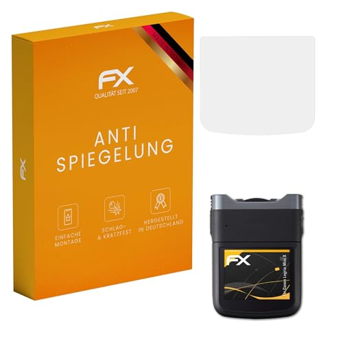 atFoliX Protecteur d'écran compatible avec Canon Legria Mini X Film Protection d'écran, antiréfléchissant et absorbant les chocs FX Film Protecteur (3X)