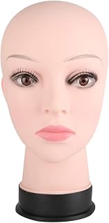Mannequin Head, Soft Massage Tattoo Practice Mannequin Head Model, Cosmetology Training Wig Hat Display