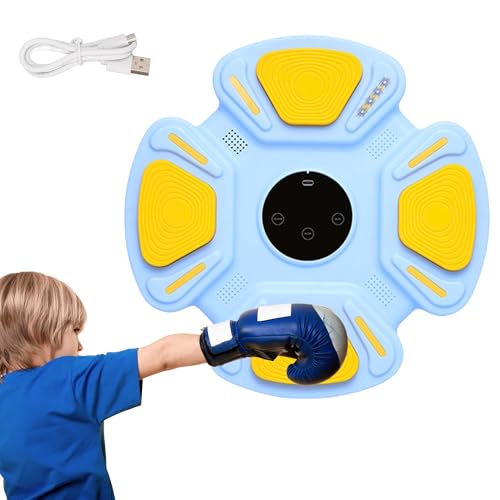 MAGIC SELECT Máquina de Boxeo Musical Equipo de Entrenamiento para Pared con LED, Luces al Ritmo de la Música, 3 Canciones Integradas. Maquina de Boxeo para Niños/Adultos (32x32cm) MAGIC SELECT Máquina de Boxeo Musical Equipo de Entrenamiento para Pared con LED, Luces al Ritmo de la Música, 3 Canciones Integradas. Maquina de Boxeo para Niños/Adultos (32x32cm)