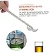 PRETYZOOM 1pc Stainless Steel Stirring Paddle for Lab Use Magnetic Stirrer Industrial Paddle Stirrer