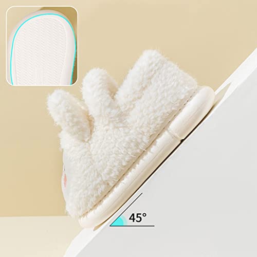 sfdgfhyf Boys Girls Autumn Shoes Autumn and Winter Children Slippers Girls and Boys Flat Non Slip Short (A, 4.5-5 Years Toddler)4