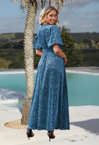 Image of Sissyaki Velvet Maxi Dress Fall Wedding Guest Dress 2026 | Semi Formal to Formal Events, Family Pictures, Holiday Party Dinner Dress