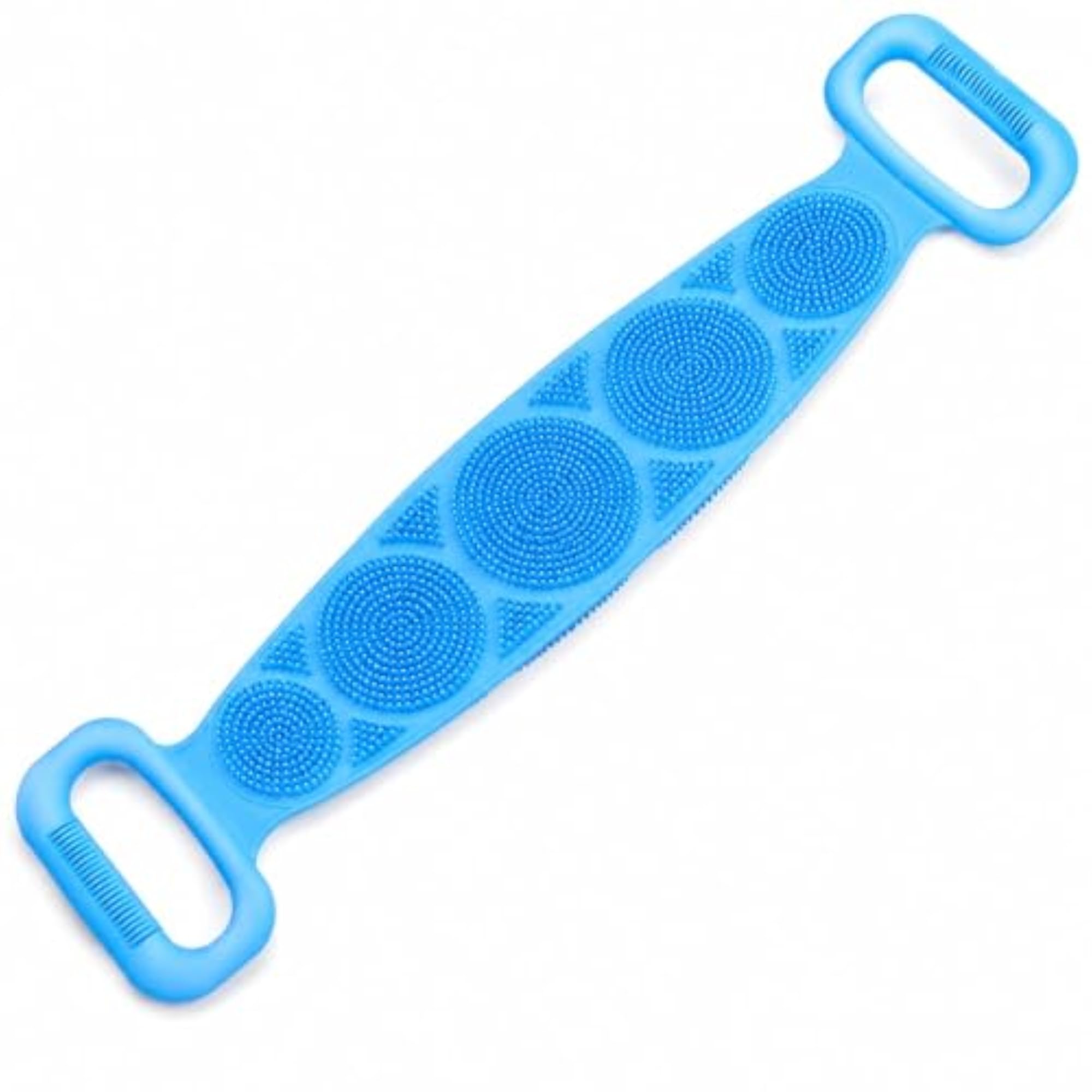 Silicone Back Scrubber for Bath, Double-Sided Body Exfoliating Brush