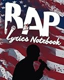 Rap Lyrics Notebook: 120 Pages Lined Journal with Blank Pages | 8 x 10 Notebook for Rappers, MCs, Songwriters & Hip Hop Artists