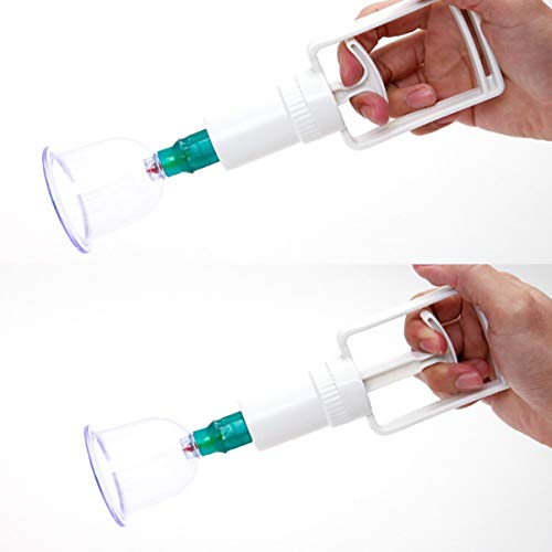 Conjunto de 12 copos com ventosas médicas chinesas, conjunto de bomba de sucção saudável, terapia de
