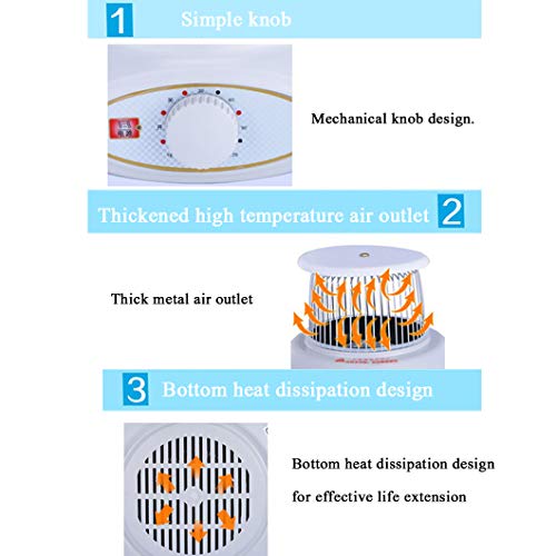 Draagbare kleding Droger Electric,1000W Mechanische Controle Lucht Drogen Machine, Mini Sneldrogende Kleding Schoenen Kleding Drogers, Voor Appartementen, Slaapkamers, Reizen - Image 4