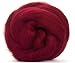 4 oz Paradise Fibers 64 Count Dyed Ruby (Red) Merino Top Spinning Fiber Luxuriously Soft Wool Top Roving for Spinning with Spindle or Wheel, Felting, Blending and Weaving