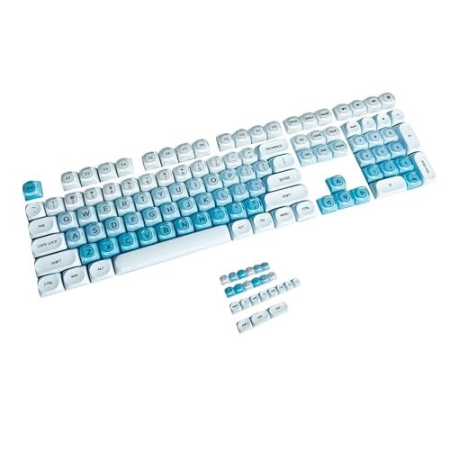 Touches de clavier mécanique bleu ensemble de 132 touches légères de remplacement pour pc