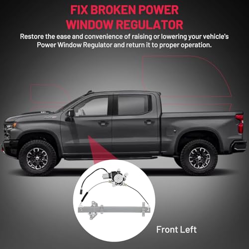 Image of BDFHYK 741-681 Power Window Regulator with Motor Front Left Compatible with Nissan Frontier 1998-2004, Compatible with Nissan Xterra 2000-2004