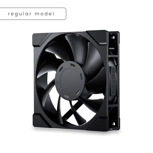 Image of Phanteks M25-120 Gen2 Triple Pack 120mm PWM High Performance Cooling Fan, Daisy-Chain Unified Fan Frame, Black.