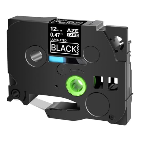 231 TZ�e�[�v���x�����[�J�[�ƌ݊����̂���6mm 9mm 12mm 631 221 241 251���x�����{��1PCS(White on Black)