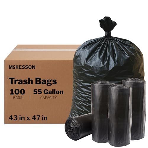 McKesson 55 Gallon Trash Bags - 100 Count, 43